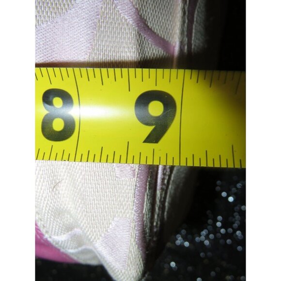 Coach Signature C Cream & Pink Stripe Canvas & Leather Tote Bag - Picture 13 of 13